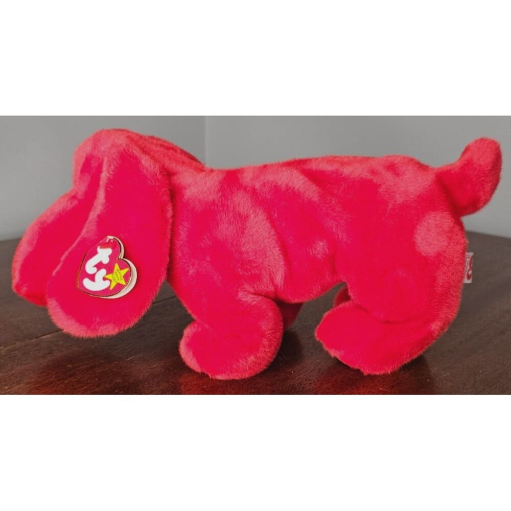 Ty Beanie Buddies Rover Red Puppy Dog Plush Stuffed Animal 12" 1998 with Tag